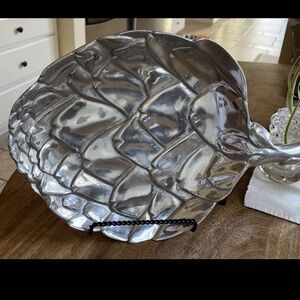 Mariposa Extra Large Artichoke Aluminum Serving Tray Platter made in Mexico